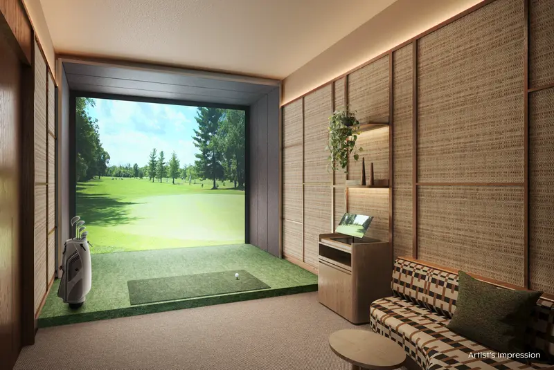 Thomson Reserve Golf Simulator at the Grand Clubhouse